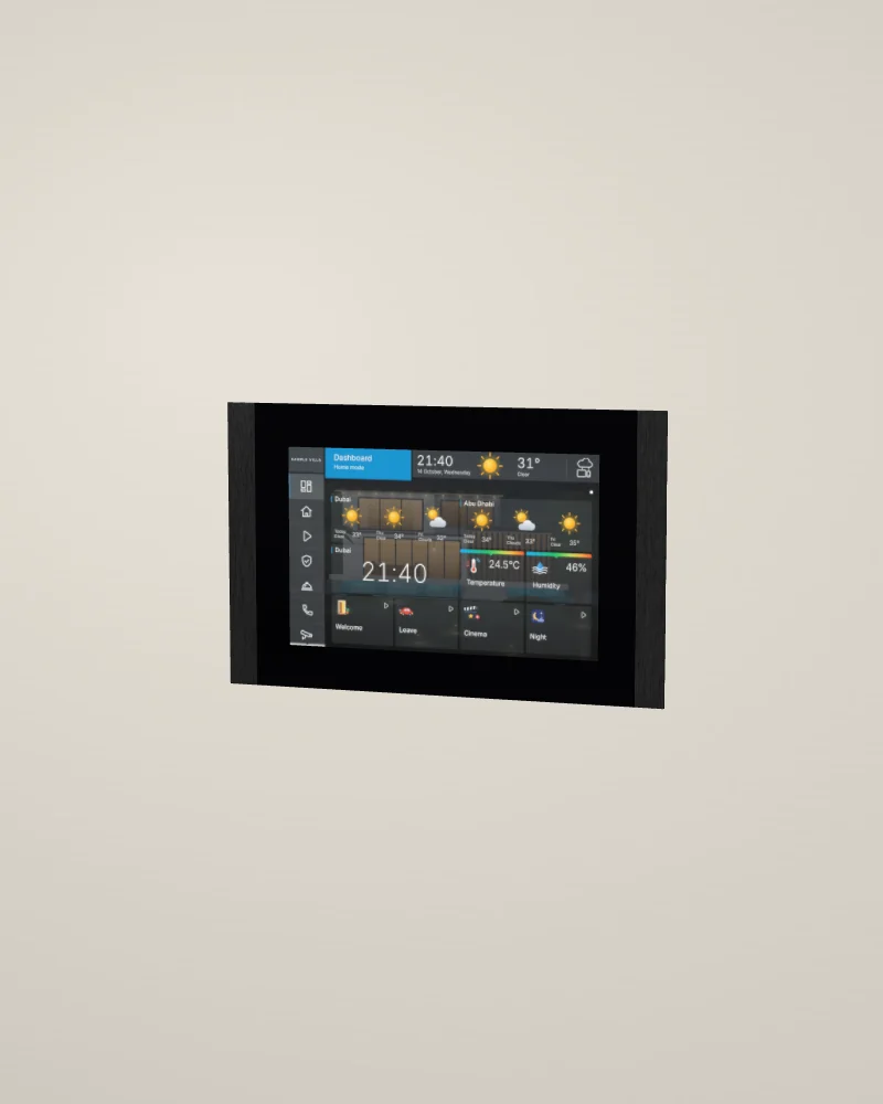 10 SQ touch panel in Black