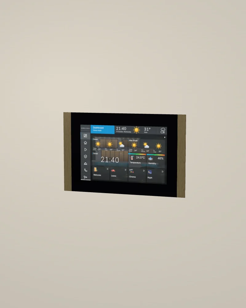 10 SQ touch panel in Bronze