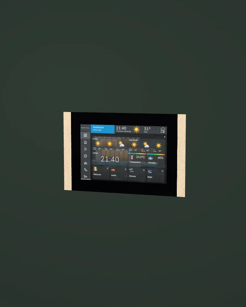 10 SQ touch panel in Gold
