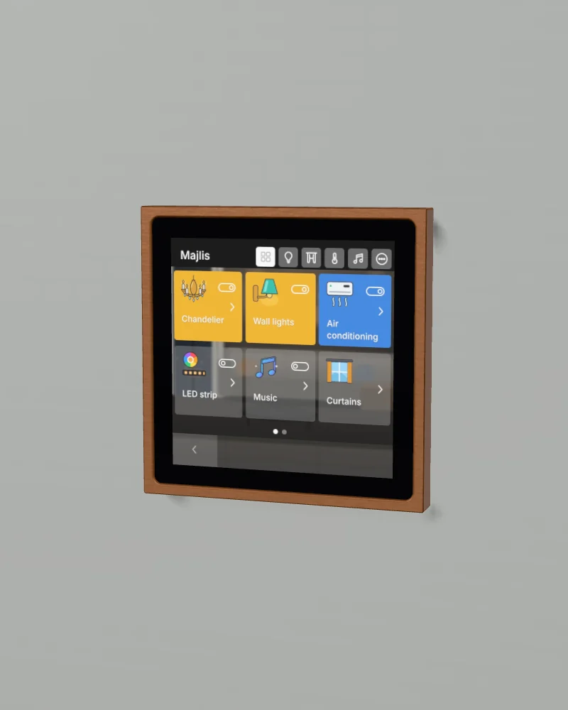 4 SQ room controller in Copper