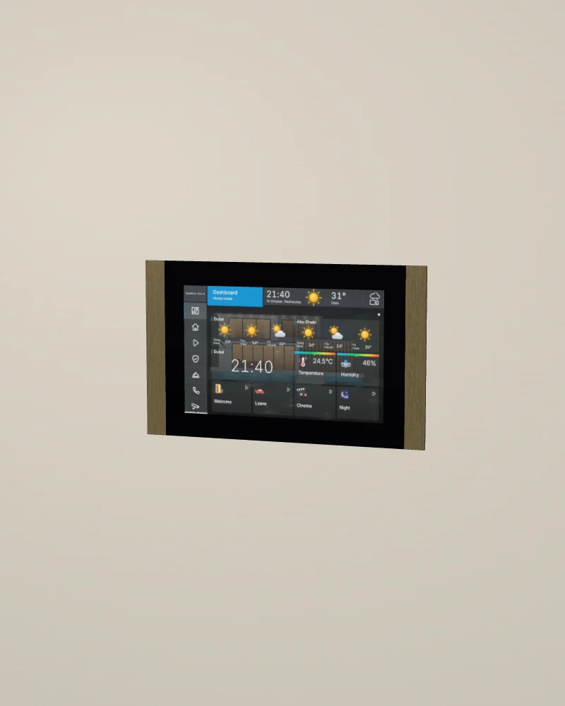 8 SQ touch panel in Bronze