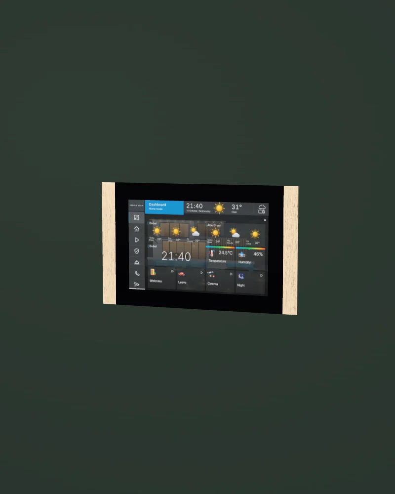 8 SQ touch panel in Gold