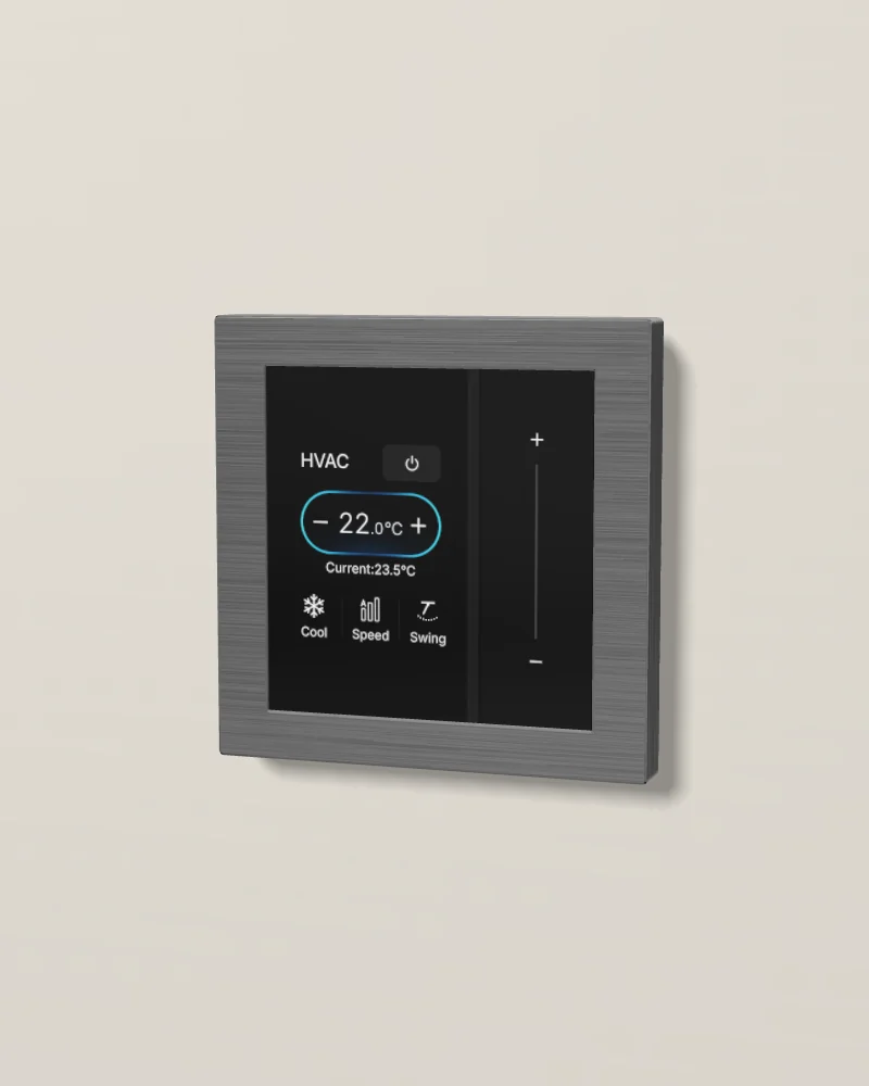 Aura touch screen controller in Graphite aluminium