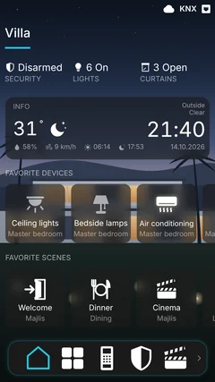 The Eclipse 5's screen, as Homestat rebuilt it