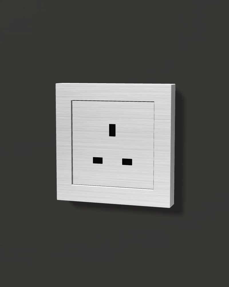 Eclipse Socket in Aluminium grey
