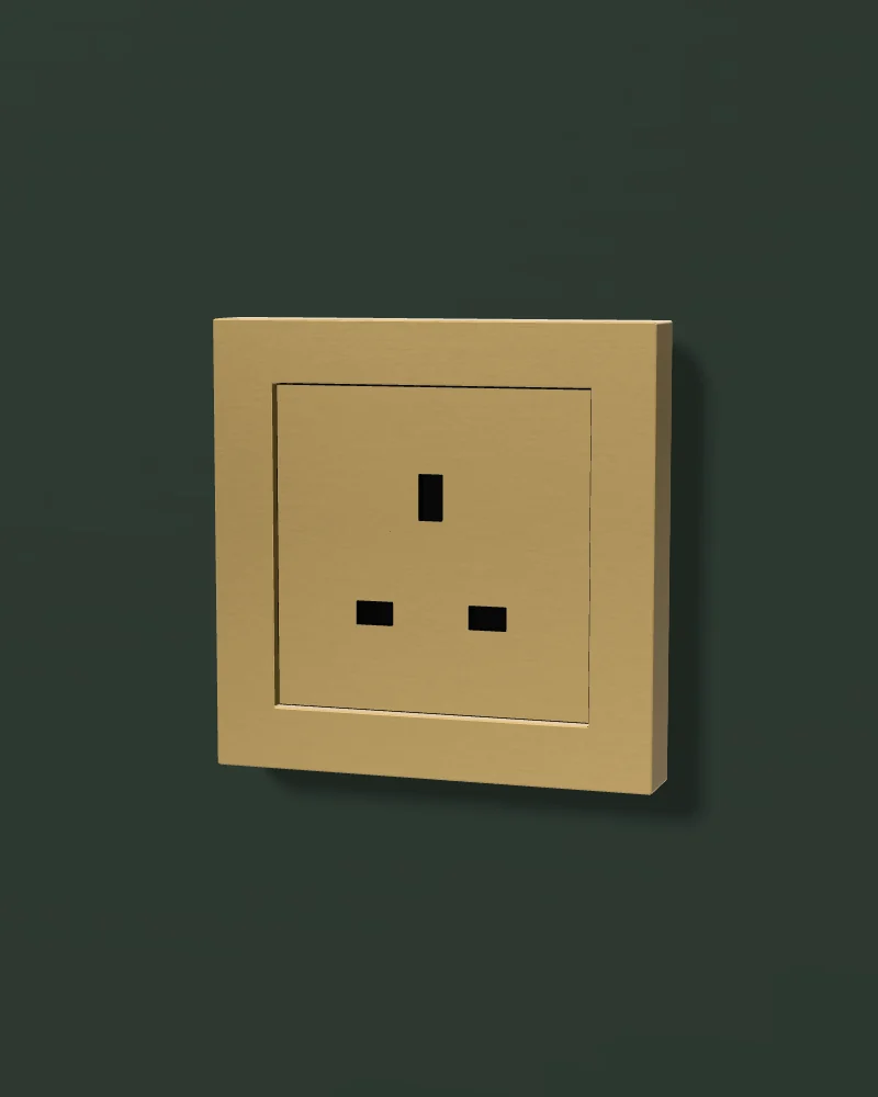 Eclipse Socket بتشطيب نحاس أصفر