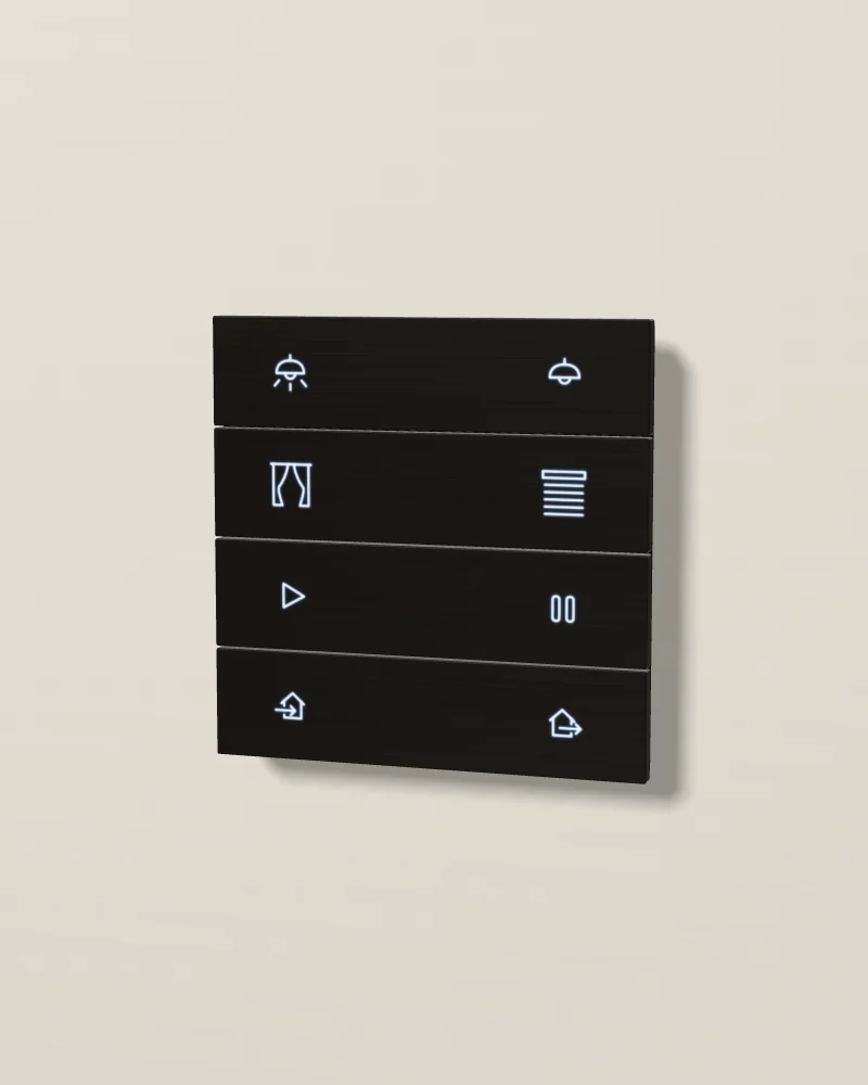 Eclipse Switch in Aluminium black