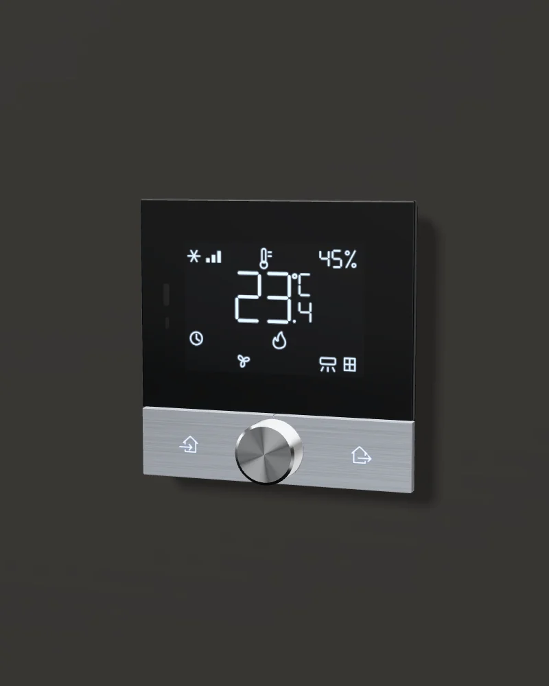 Eclipse Thermostat in Aluminium grey