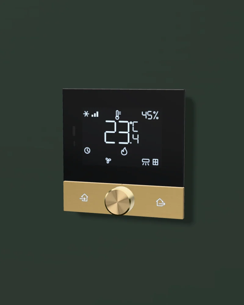 Eclipse Thermostat بتشطيب نحاس أصفر