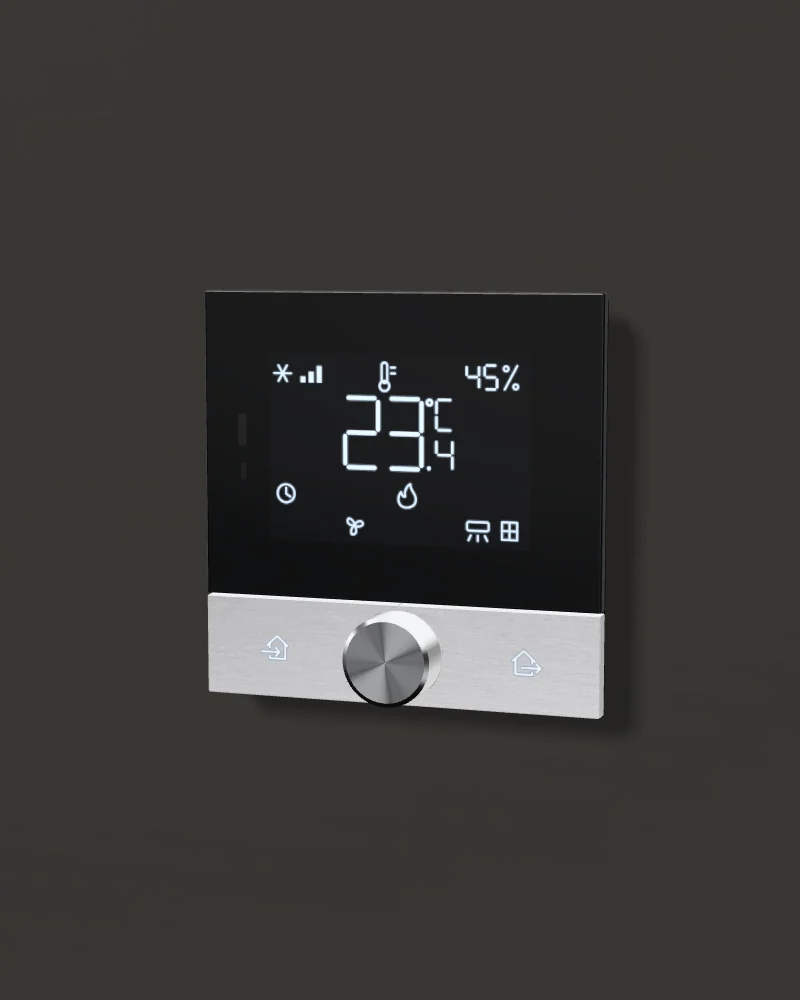 Eclipse Thermostat بتشطيب فولاذ مقاوم للصدأ