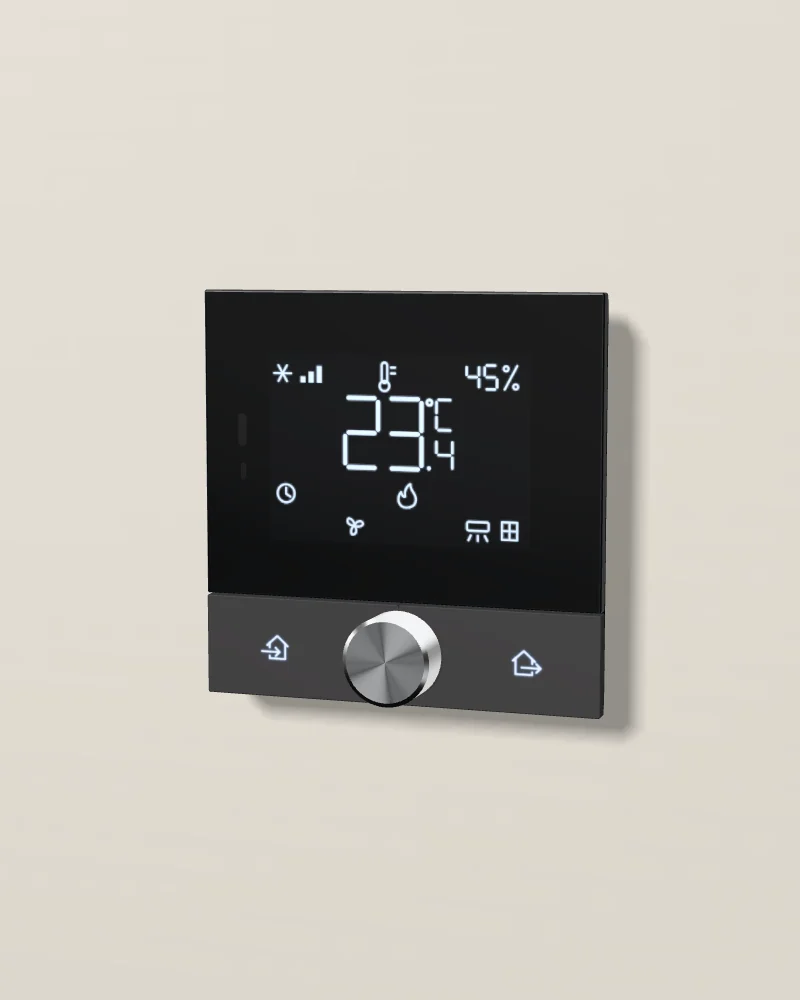 Eclipse Thermostat بتشطيب رمادي التيتانيوم