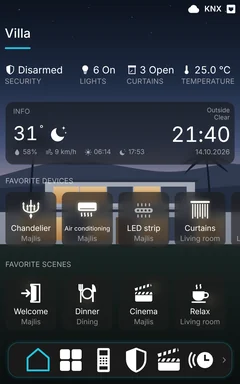 The Edge 8's screen, as Homestat rebuilt it