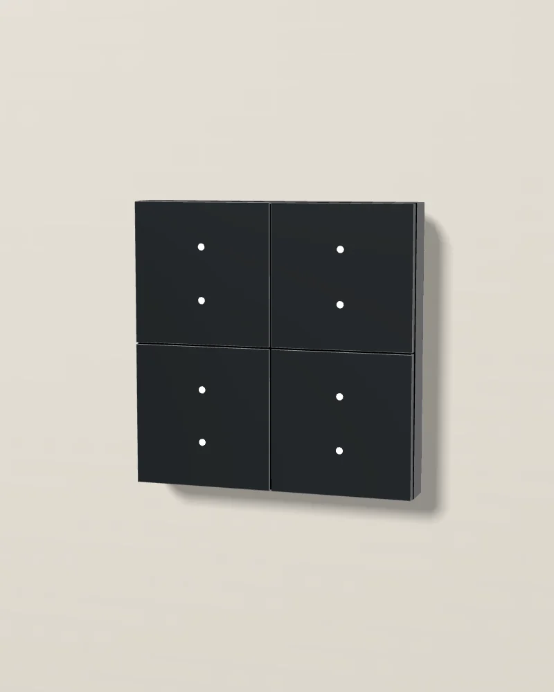 Edge Switch بتشطيب أسود مطفي