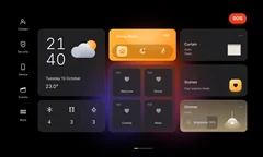 The HyPanel Ultra's screen, as Homestat rebuilt it