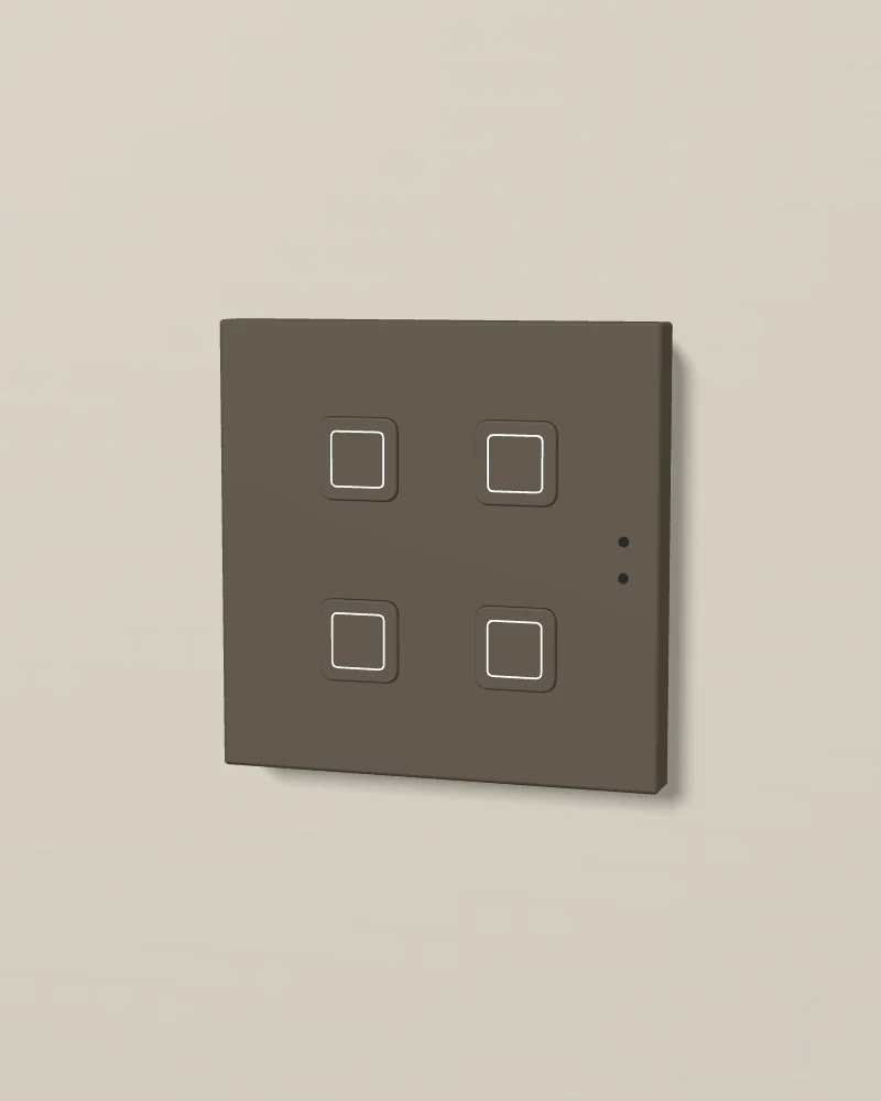 Tecla RGB in Mocha